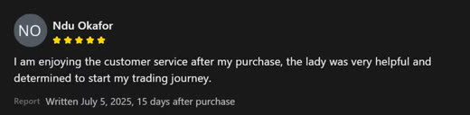 Five-star review from Ndu Okafor